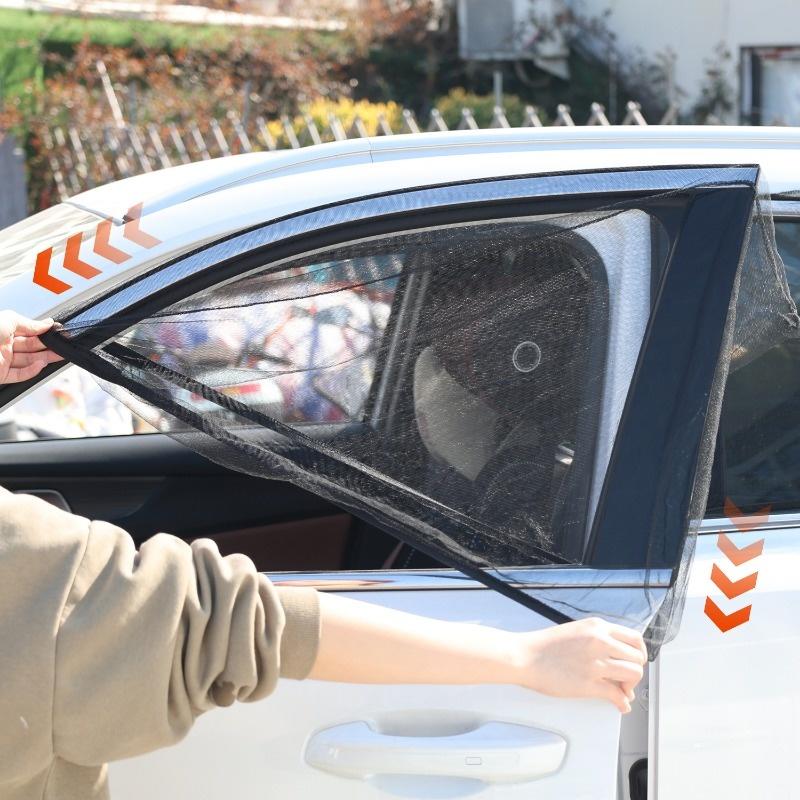 Glass Protector Auto - 2/4PCS Car Sunshade Anti-mosquito Insulation UV