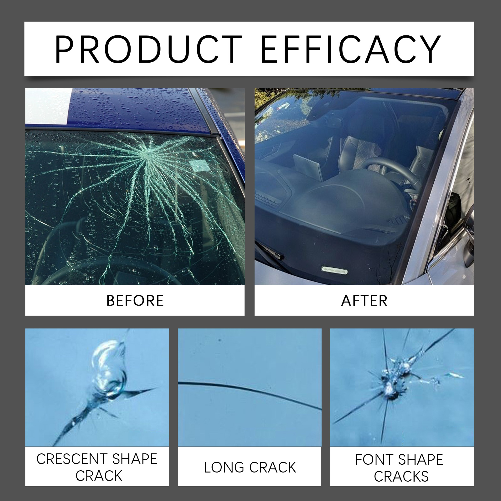 Car Windshield Crack Repair Re - Liquid Uv Glue Kit recensione e prezzo