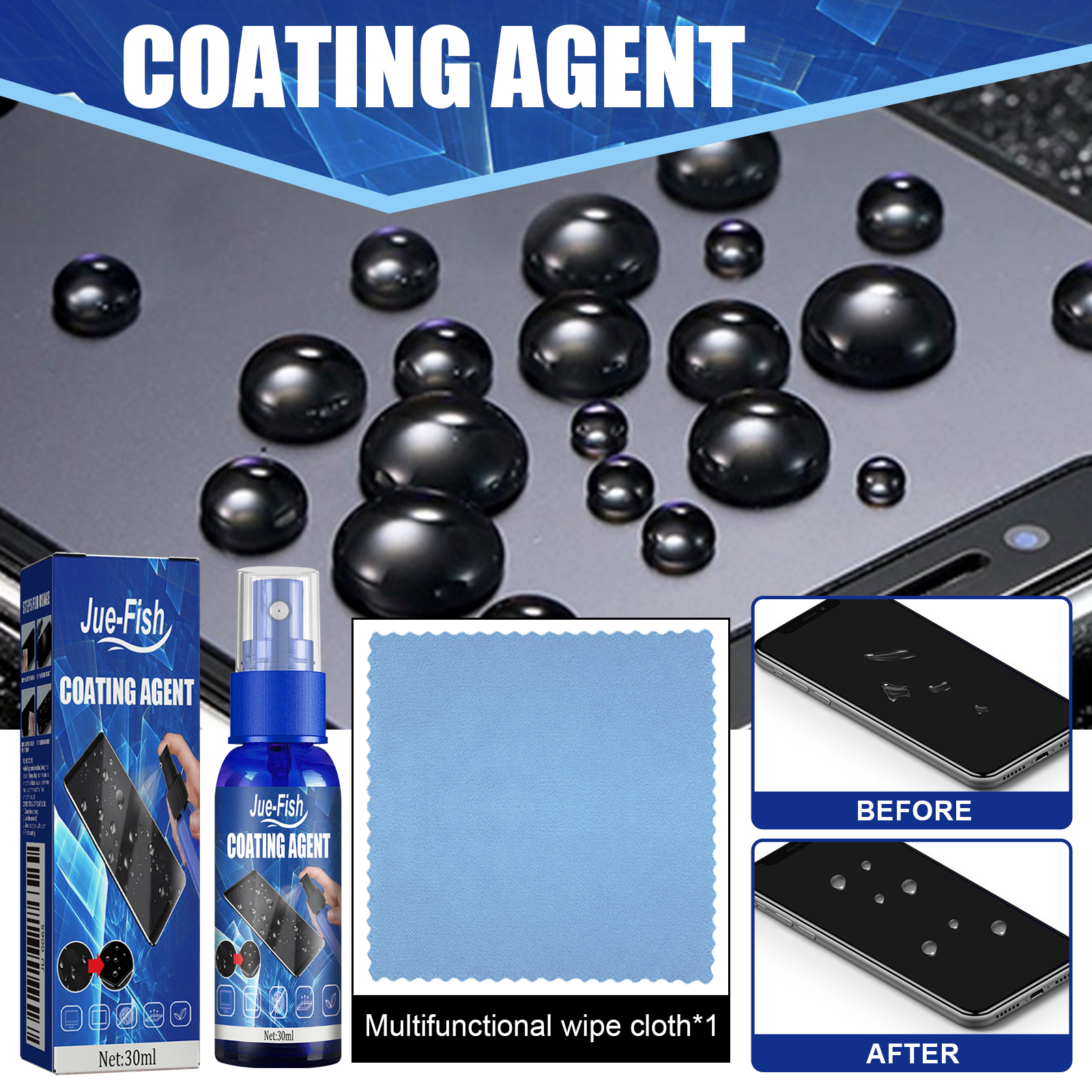 Screen Coating Agent, Smartpho - Oleophobic Coating Spray recensione e prezzo