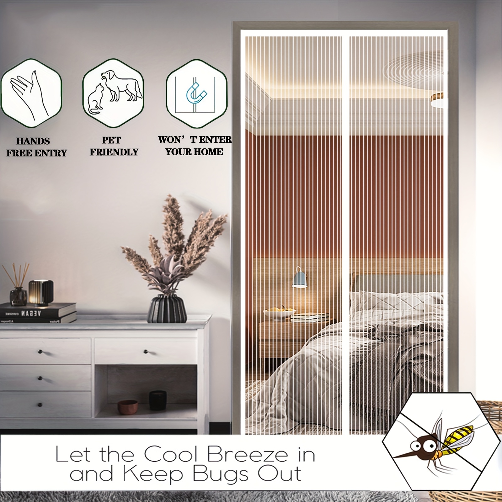 Auto-Close Magnetic Mosquito D - Privacy Screen Protector recensione e prezzo