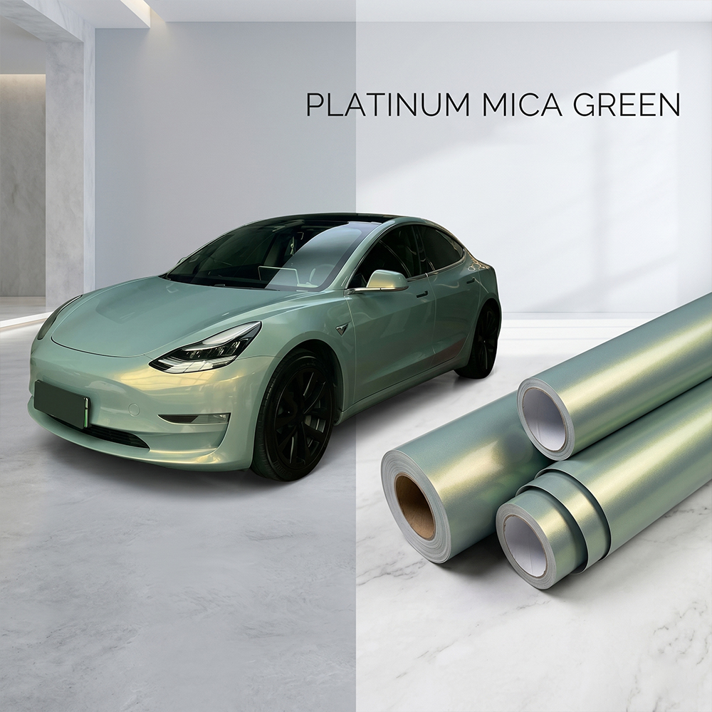 Car Vinyl Wrap Film Mica Green - Air Bubble Remover recensione e prezzo
