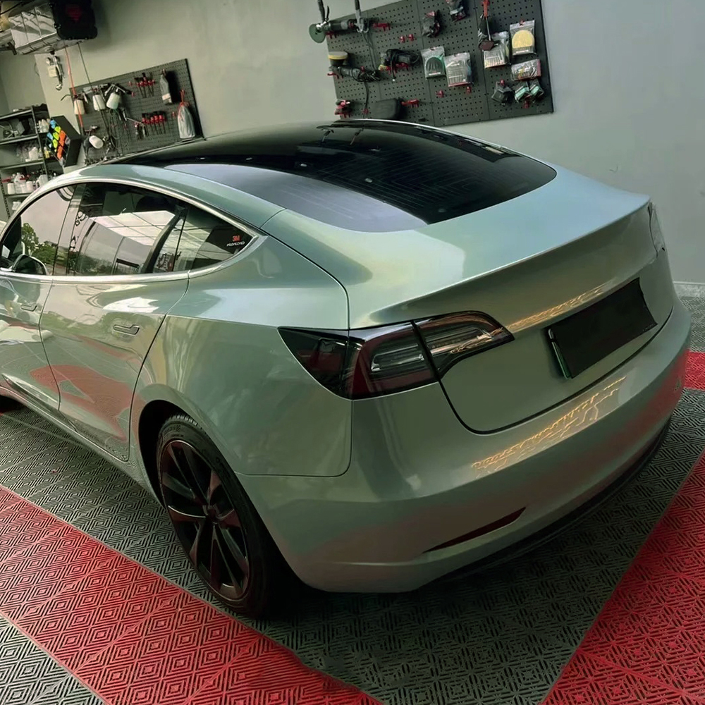 Car Vinyl Wrap Film Mica Green - Air Bubble Remover recensione e prezzo