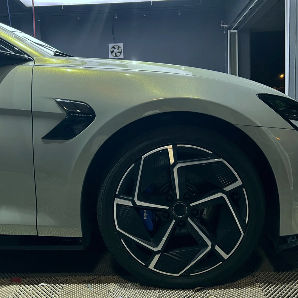 Car Vinyl Wrap Film Mica Green - Air Bubble Remover recensione e prezzo