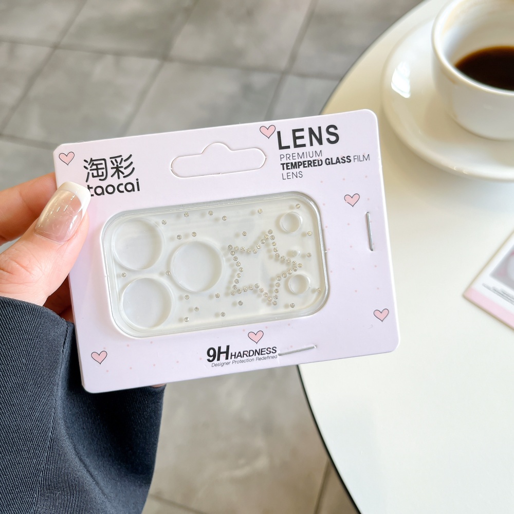 Luxuruy Diamond 3D Heart Glass - Camera Lens Protector recensione e prezzo