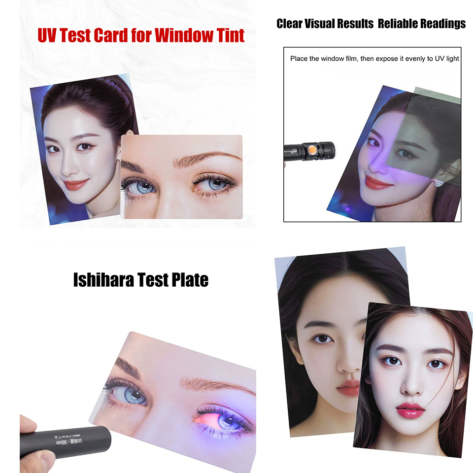 Blue Light & UV Test Card for  - Anti Blue Light Film recensione e prezzo