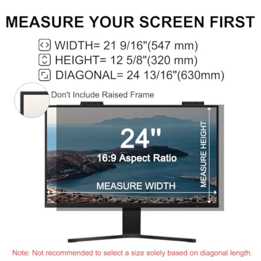[2-Pack] 24 Inch Privacy Scree - Privacy Filter 2Pack recensione e prezzo