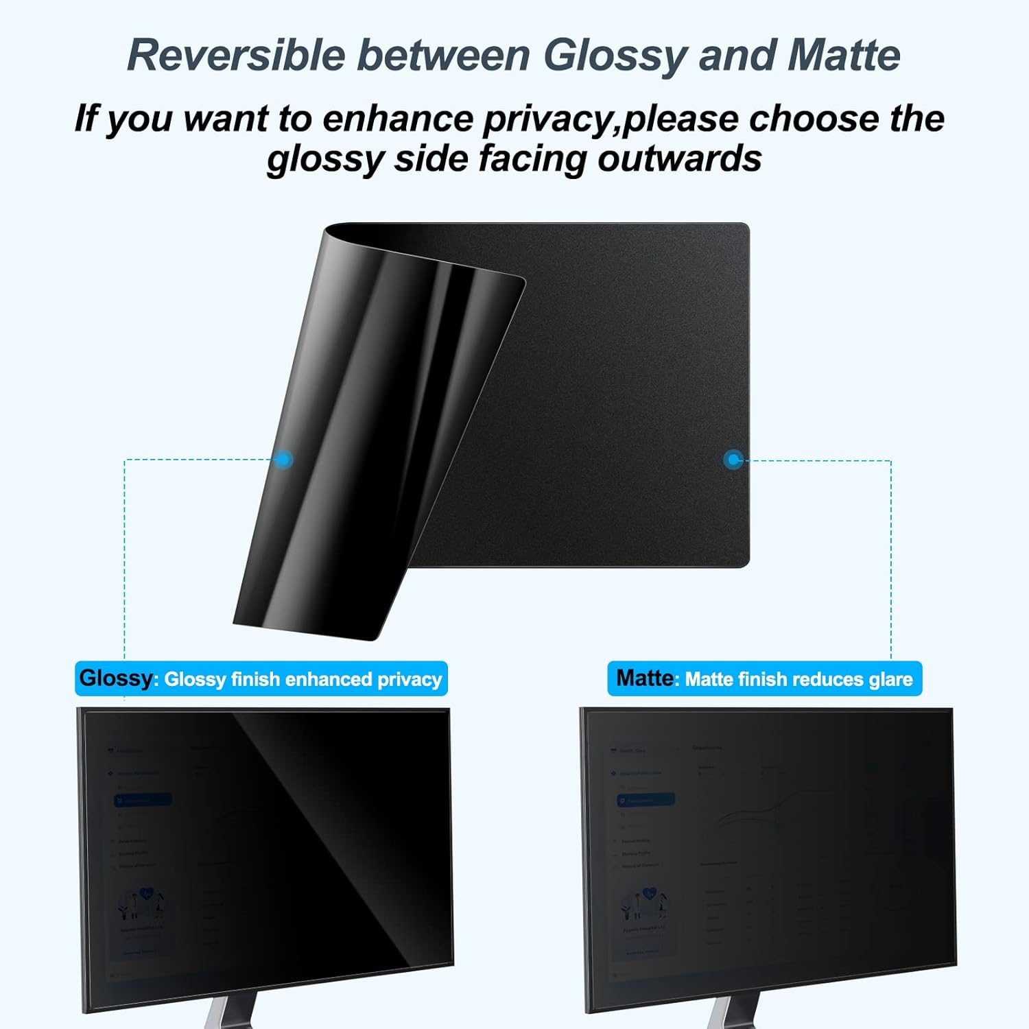 2 Pack 24 Inch Computer Privac - Privacy Filter 2Pack recensione e prezzo