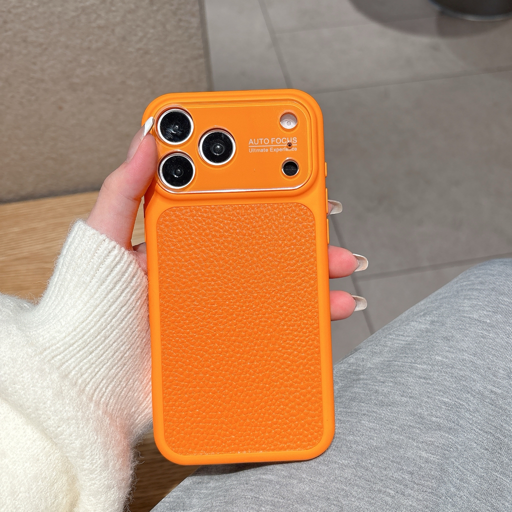 Luxury Lychee Grain Leather Te - Camera Lens Protector recensione e prezzo