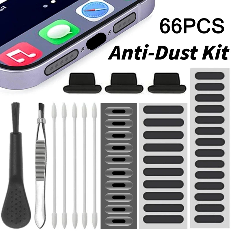66PCS Dust Plug Phone Speaker  - Dust Removal Sticker recensione e prezzo