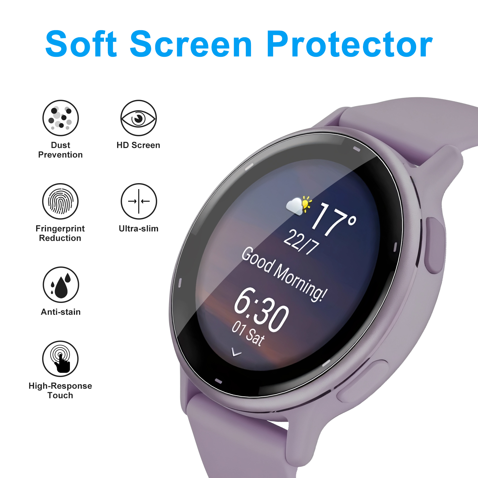 Soft Clear Protective Film For - Smartwatch Screen Film recensione e prezzo