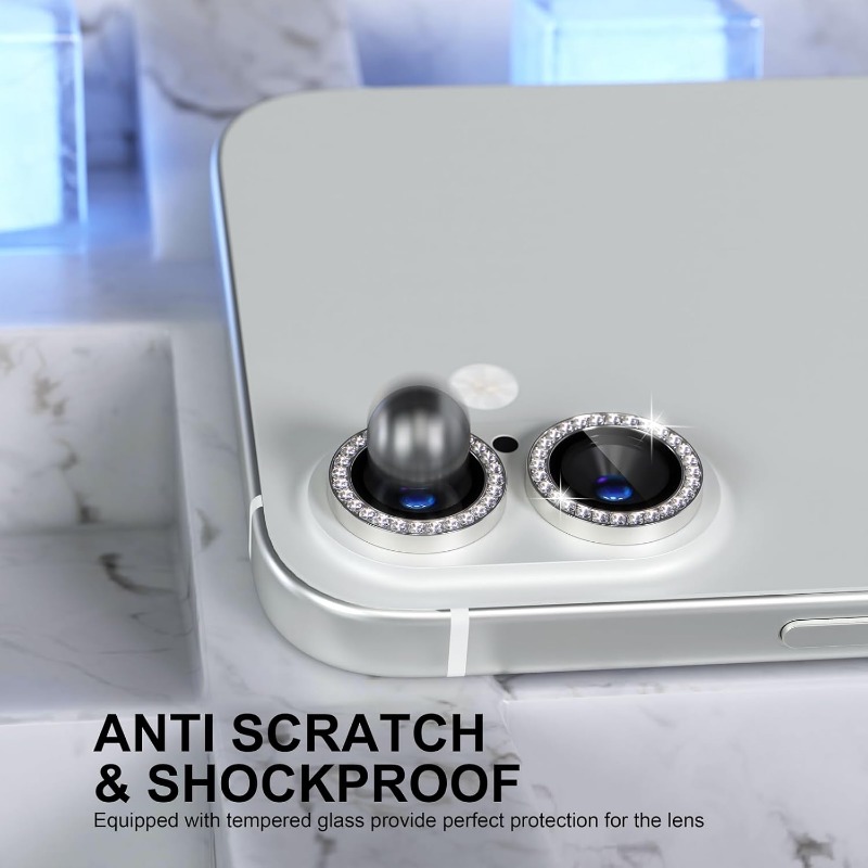 Glitter Camera Lens Protector  - Tempered Glass Screen 9H recensione e prezzo