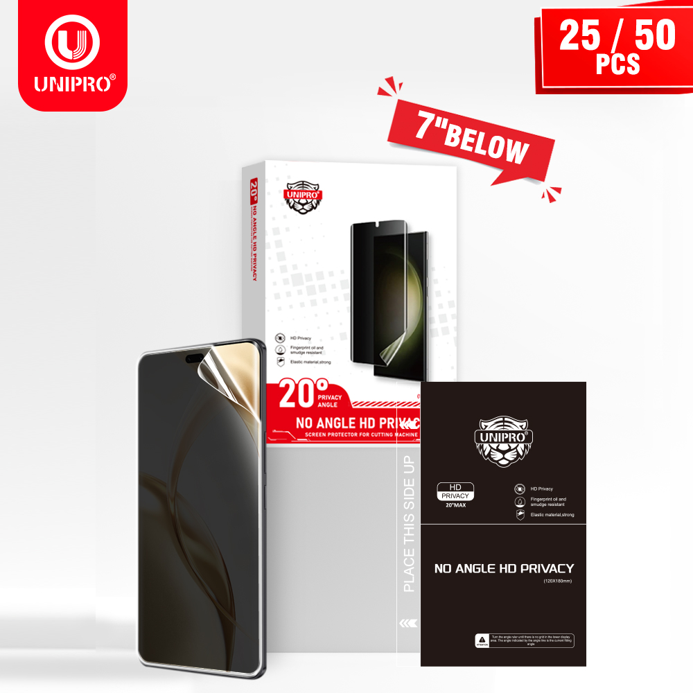 UNIPRO 25 50Pcs Anti Peep Film - Screen Protector Cutter recensione e prezzo