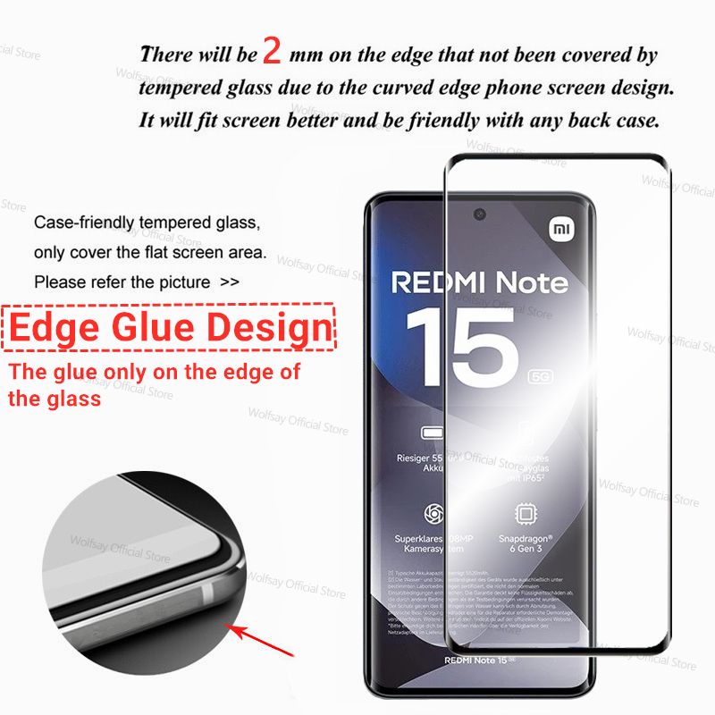 2/4 PCS 3D Curved Edge Glass F - Curved Edge Screen recensione e prezzo