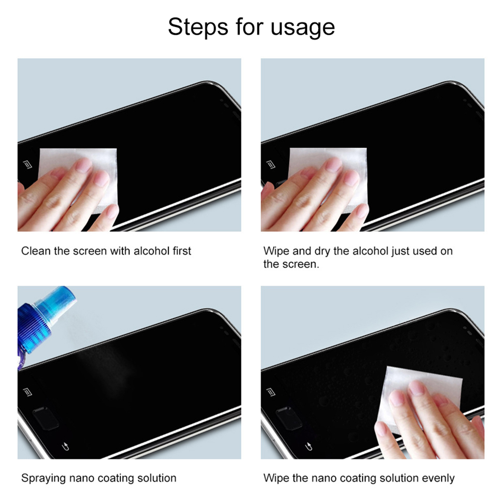 Nano  Screen Protector Fade Fi - Oleophobic Coating Spray recensione e prezzo
