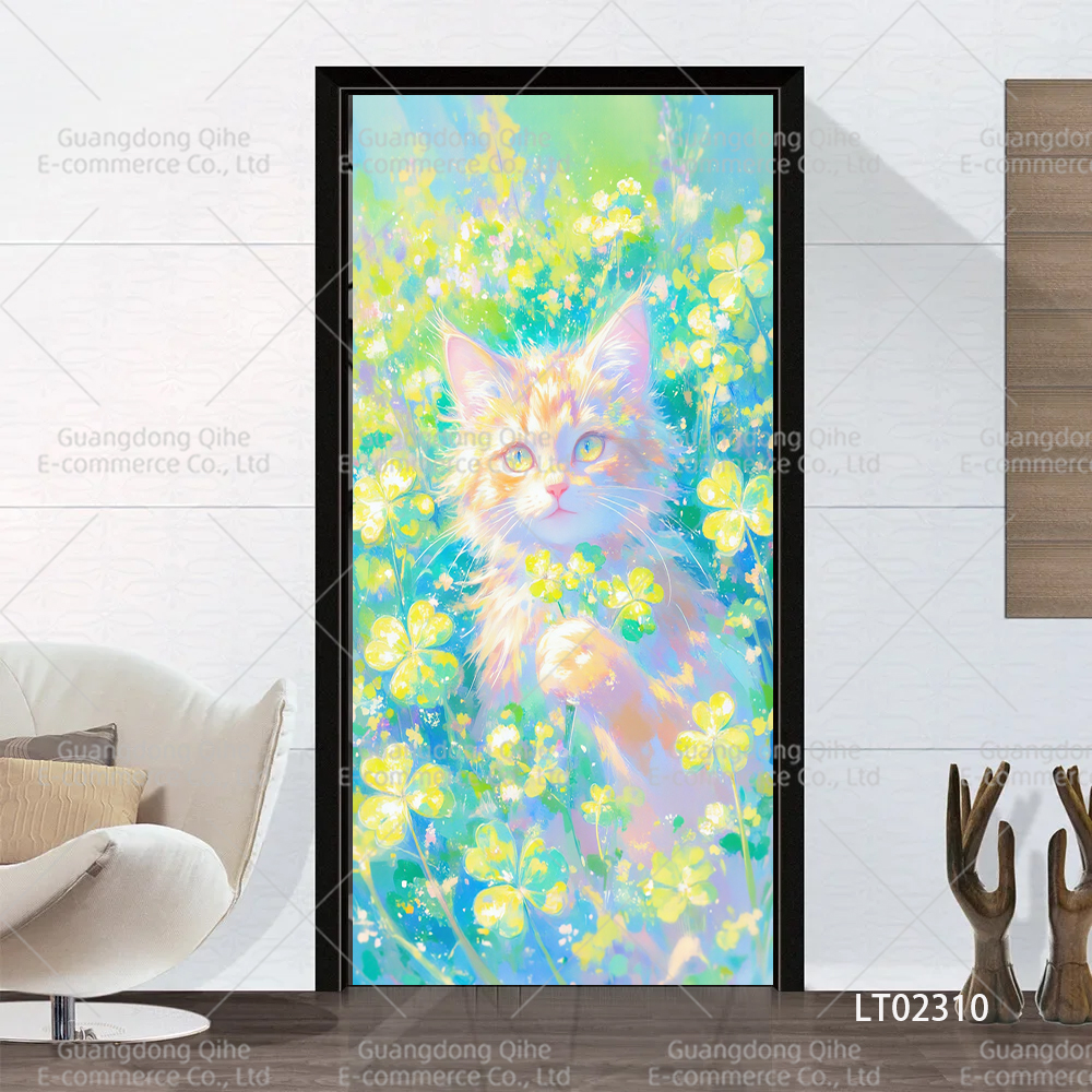 Tulip Cat Cherry Blossom Scene - Full Cover Adhesive recensione e prezzo