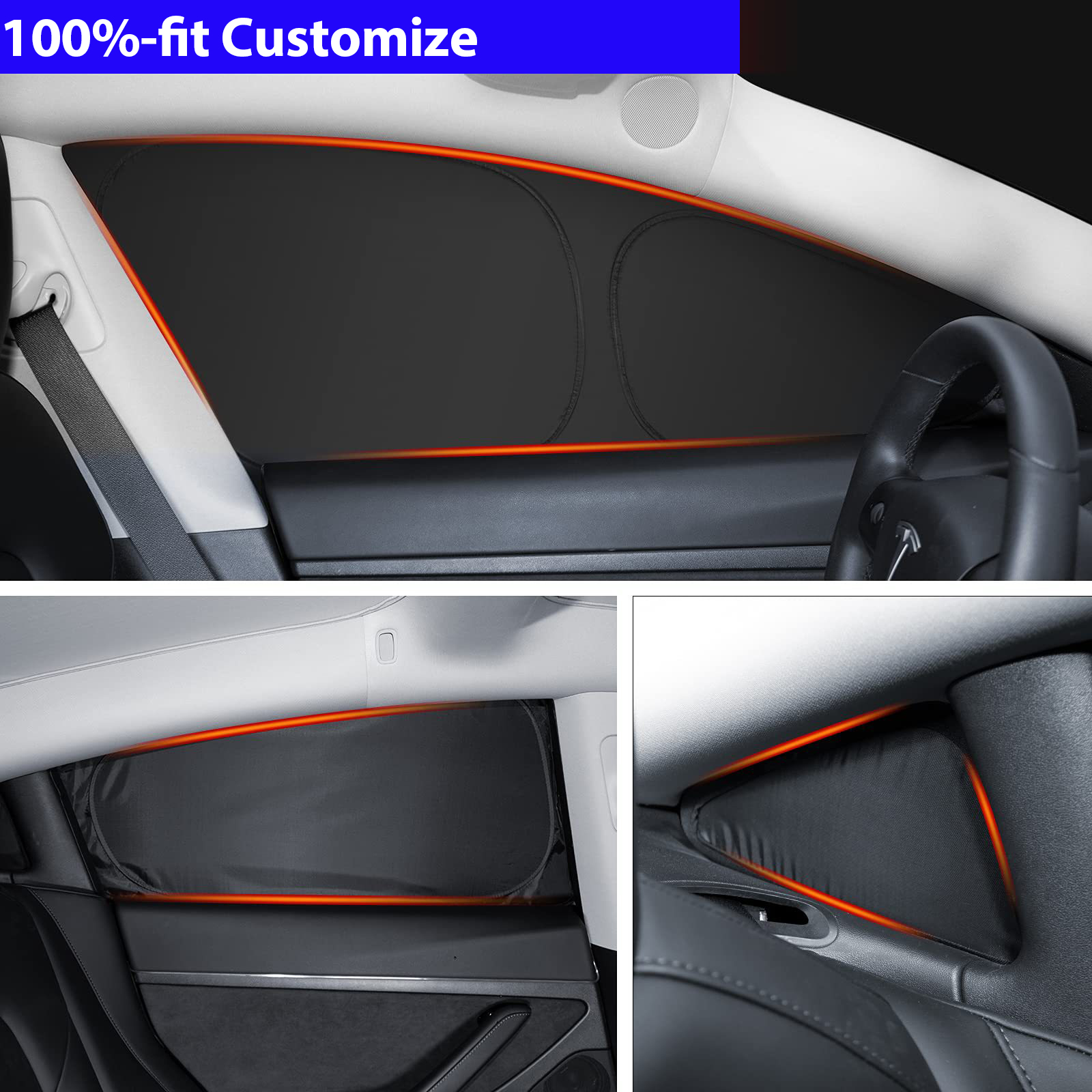 Car Sunshade for Tesla Model 3 - Privacy Screen Protector recensione e prezzo