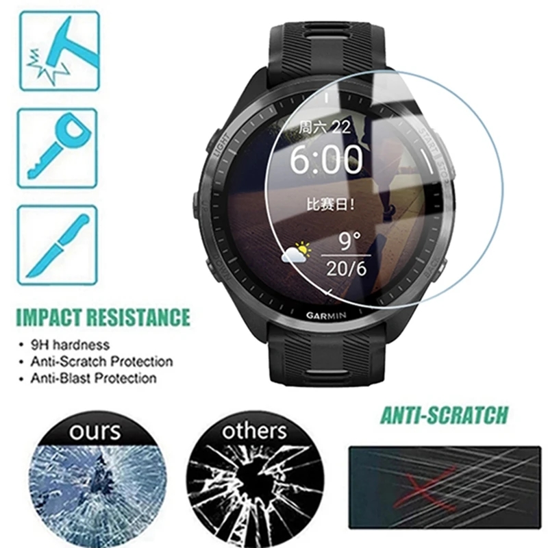 Tempered Glass For Garmin Fore - Tempered Glass Screen 9H recensione e prezzo
