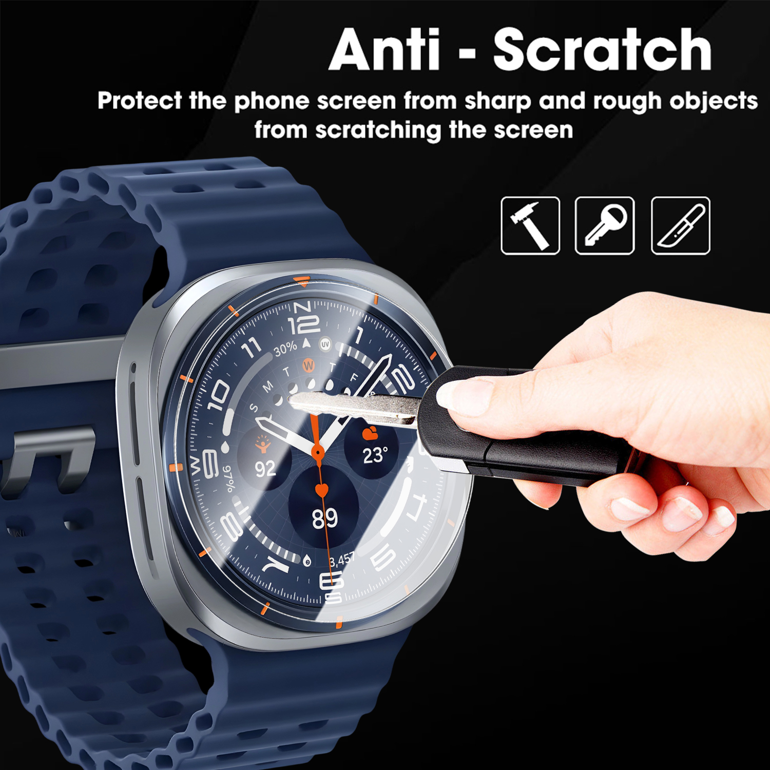 For Samsung Galaxy Watch Ultra - Glass Protector Auto recensione e prezzo