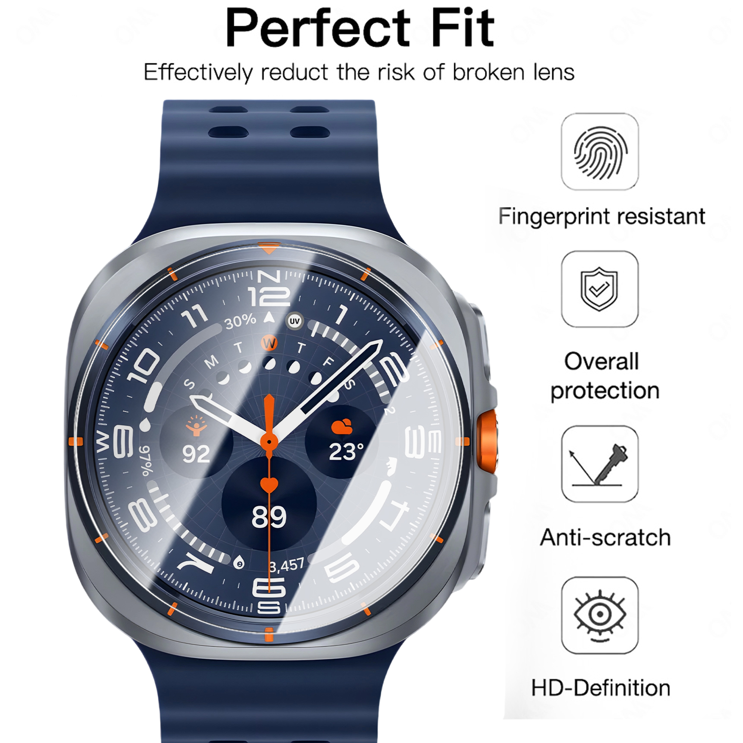 For Samsung Galaxy Watch Ultra - Glass Protector Auto recensione e prezzo