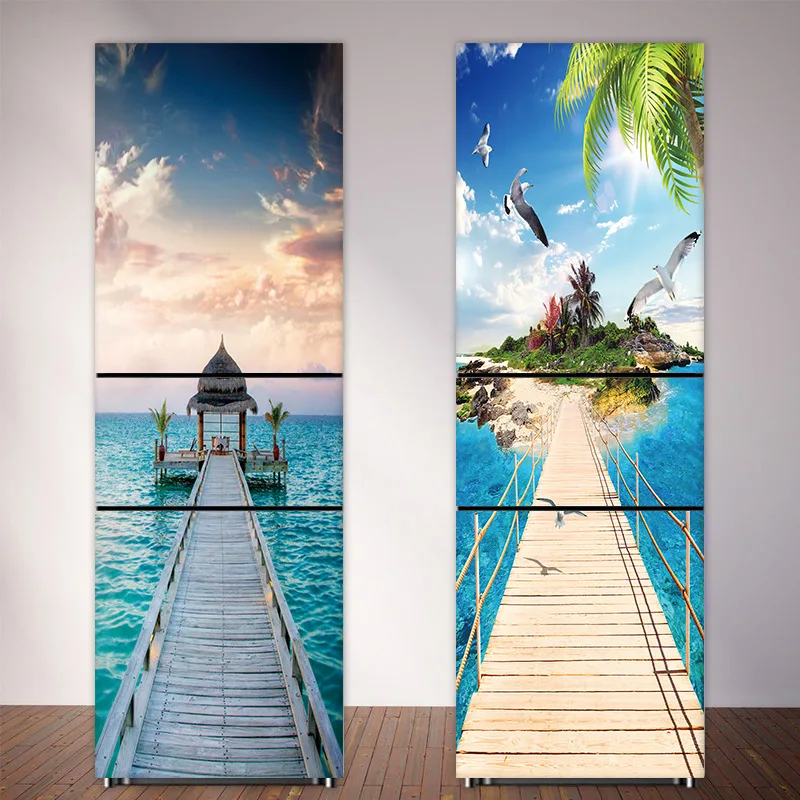 Seaside Beach Fridge Sticker F - Full Cover Adhesive recensione e prezzo