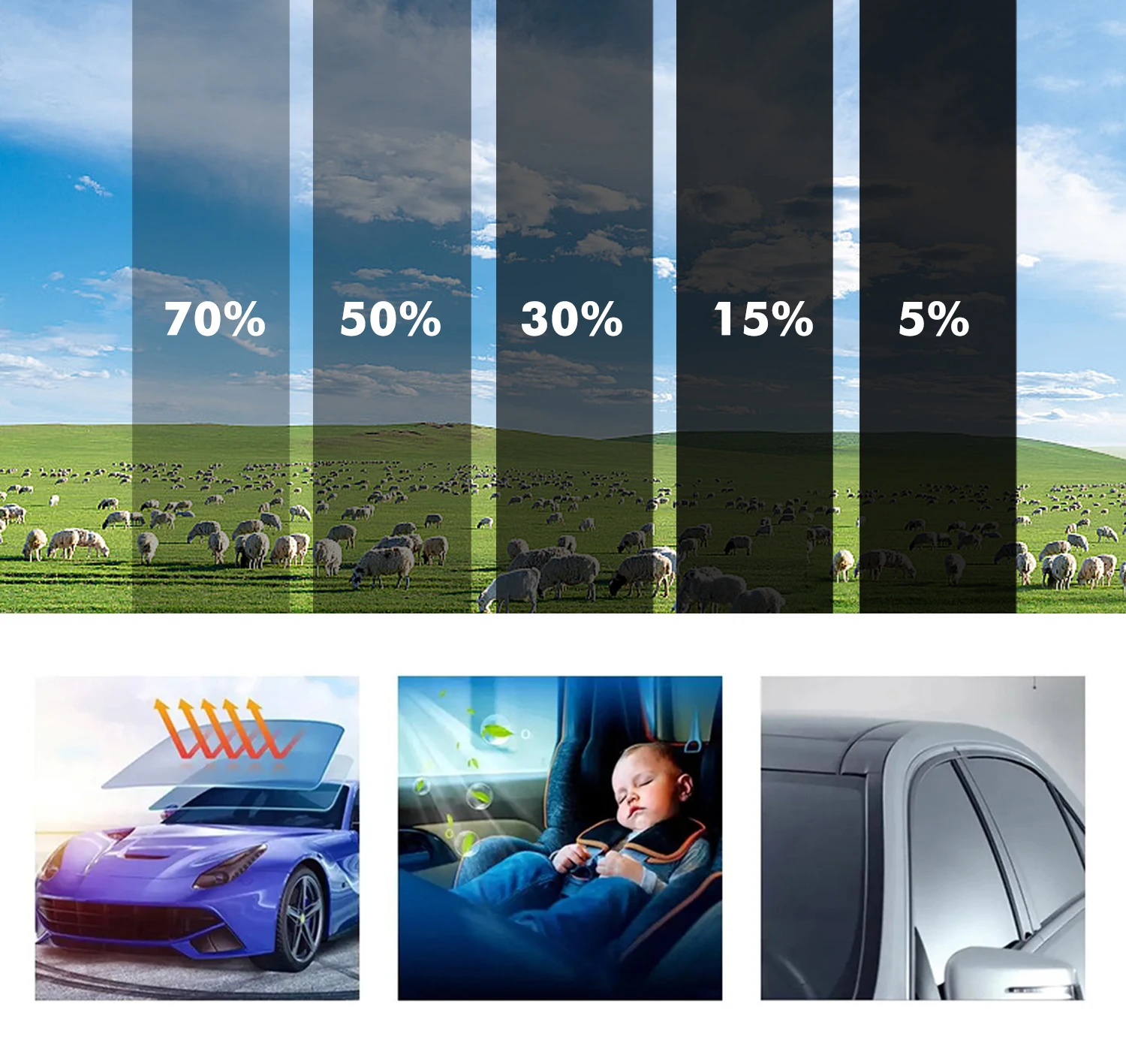 50cmx3m Car Window Privacy Tin - Glass Protector Auto recensione e prezzo