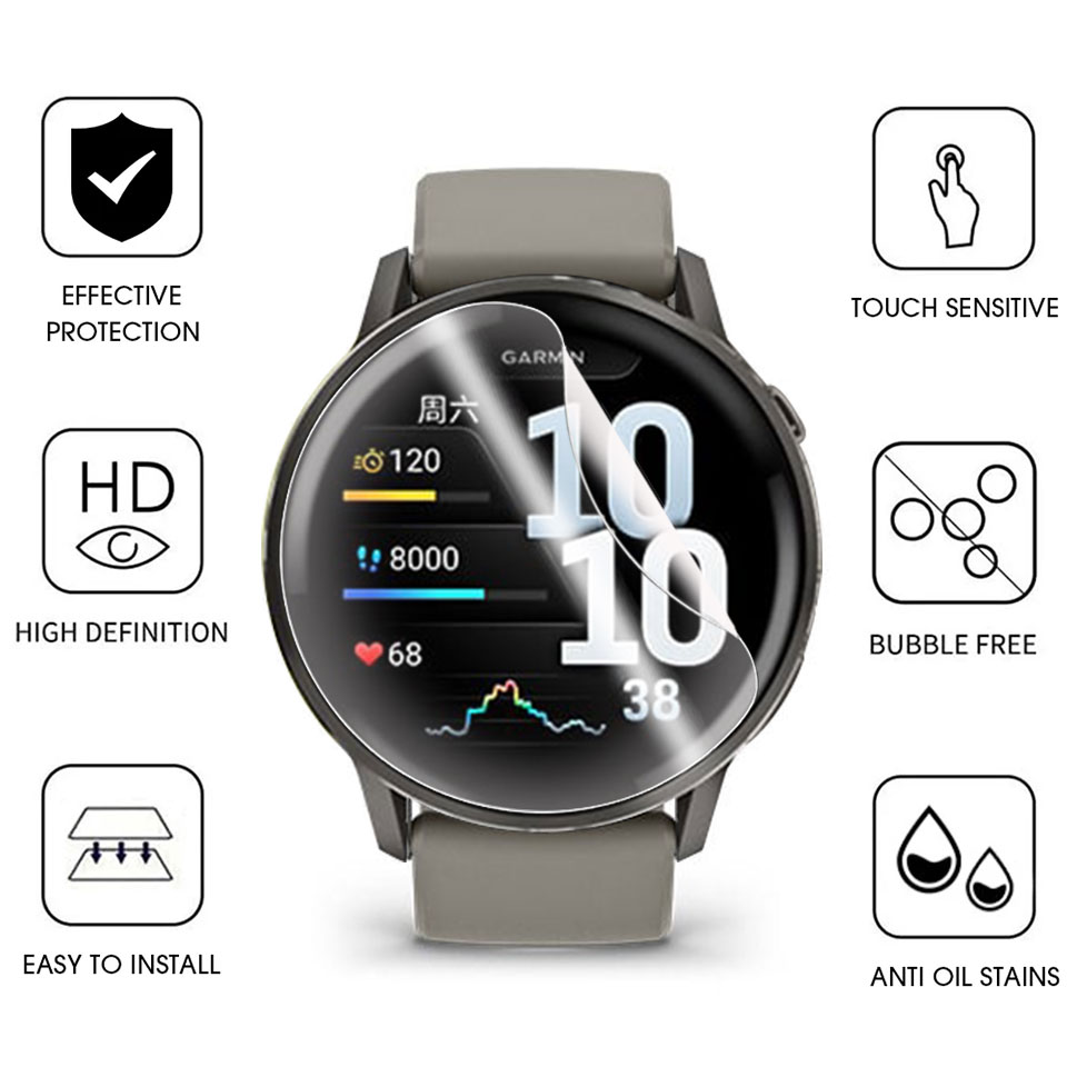 Soft Hydrogel Film For Garmin  - Hydrogel Screen Protector recensione e prezzo