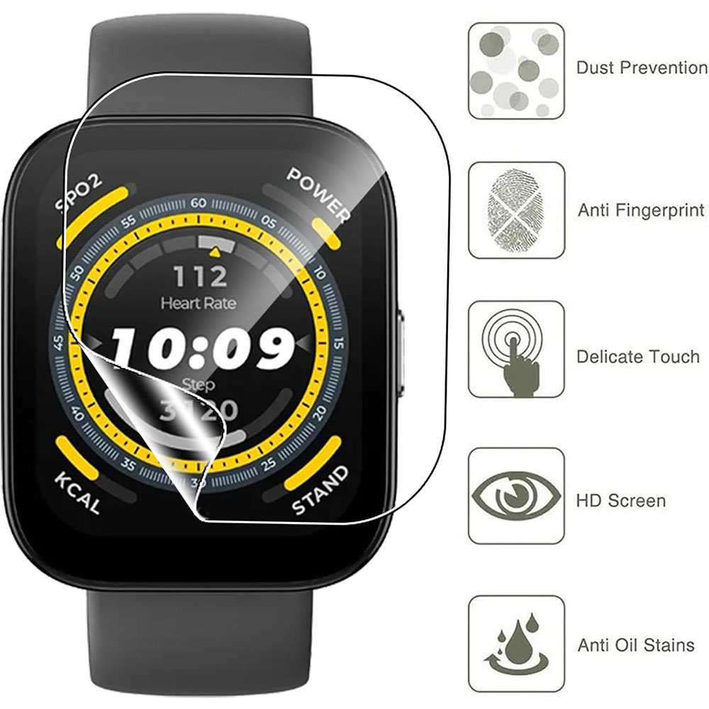 3PCS Clear HD Film Screen Prot - Smartwatch Screen Film recensione e prezzo