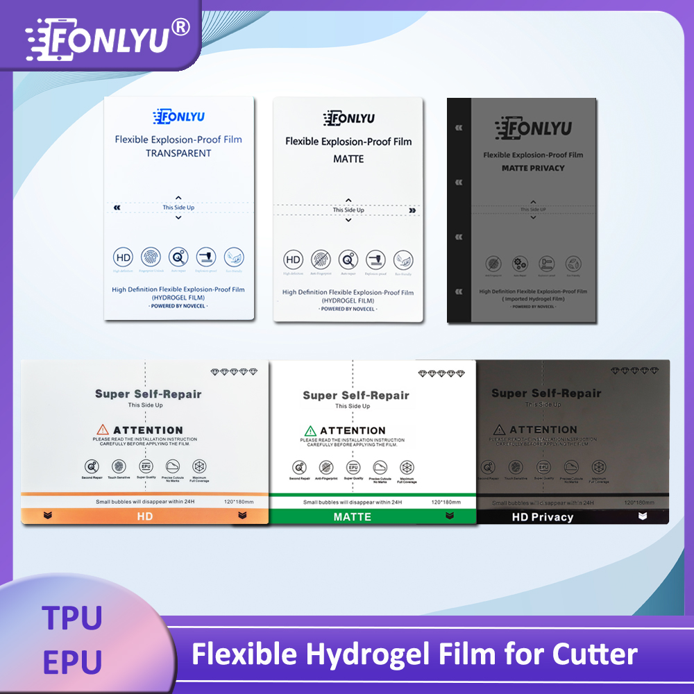 FONLYU 50pc Universal HD Matte - Screen Protector Cutter recensione e prezzo
