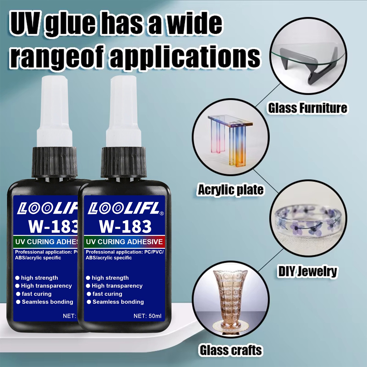 Hot Sell UV Hard Resin Adhesiv - Liquid Uv Glue Kit recensione e prezzo