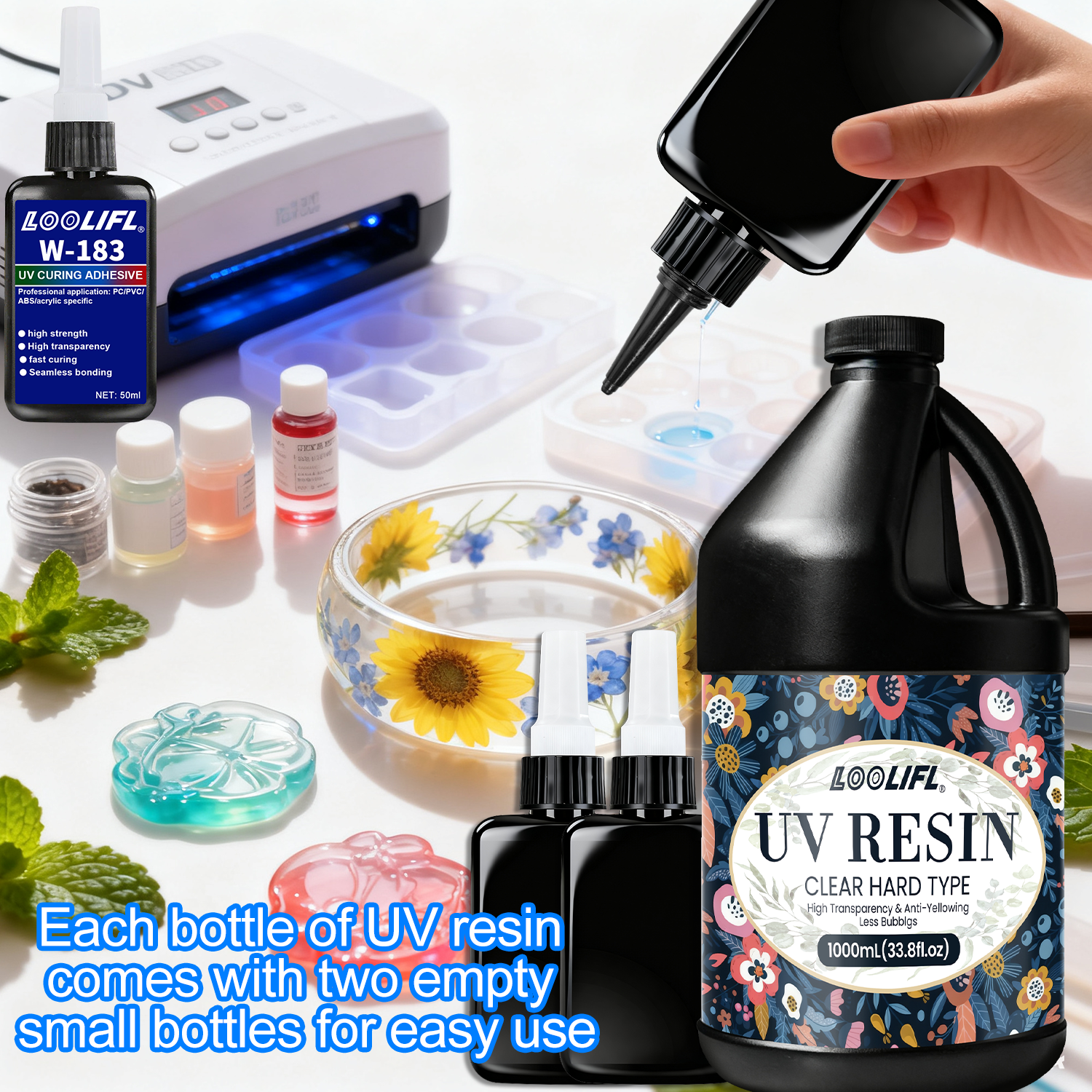 Hot Sell UV Hard Resin Adhesiv - Liquid Uv Glue Kit recensione e prezzo