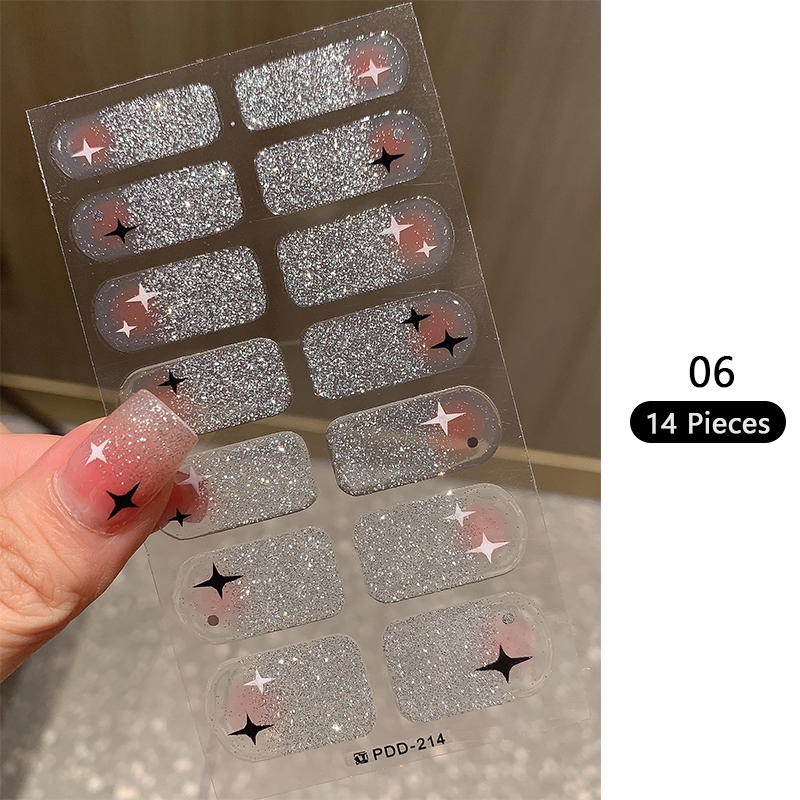 Baking-free Pink Nail Stickers - Full Cover Adhesive recensione e prezzo