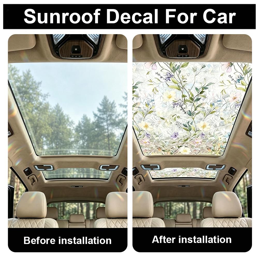 Floral Stained Glass Car Sunro - Privacy Screen Protector recensione e prezzo