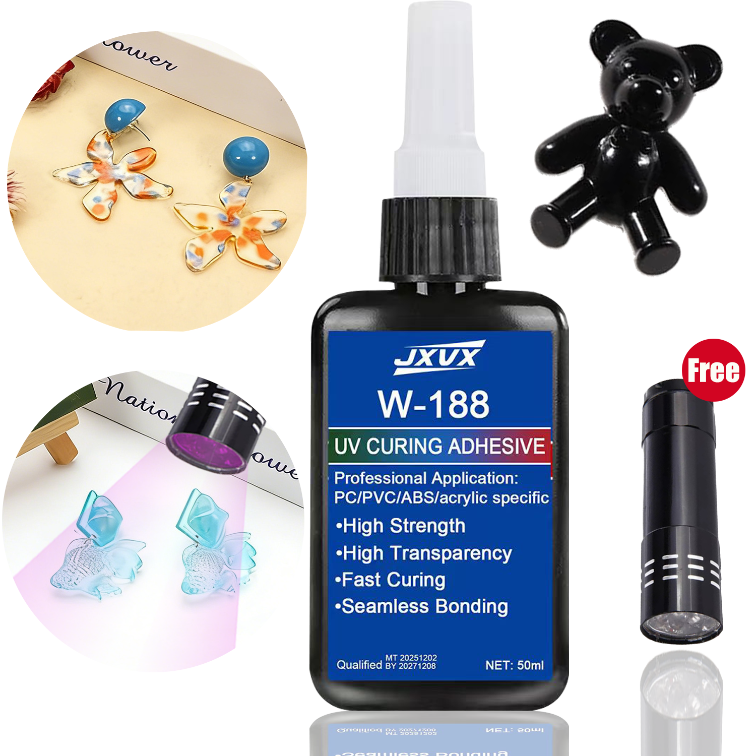 1.76oz UV Resin kits with lamp - Liquid Uv Glue Kit recensione e prezzo
