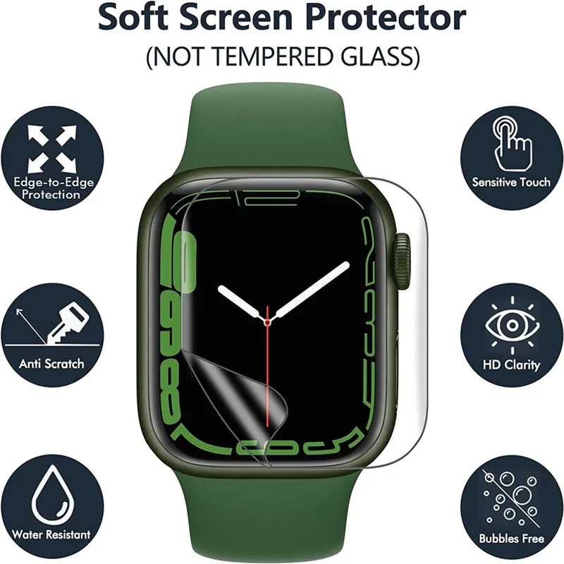 3PCS Hydrogel Film for Apple W - Smartwatch Screen Film recensione e prezzo