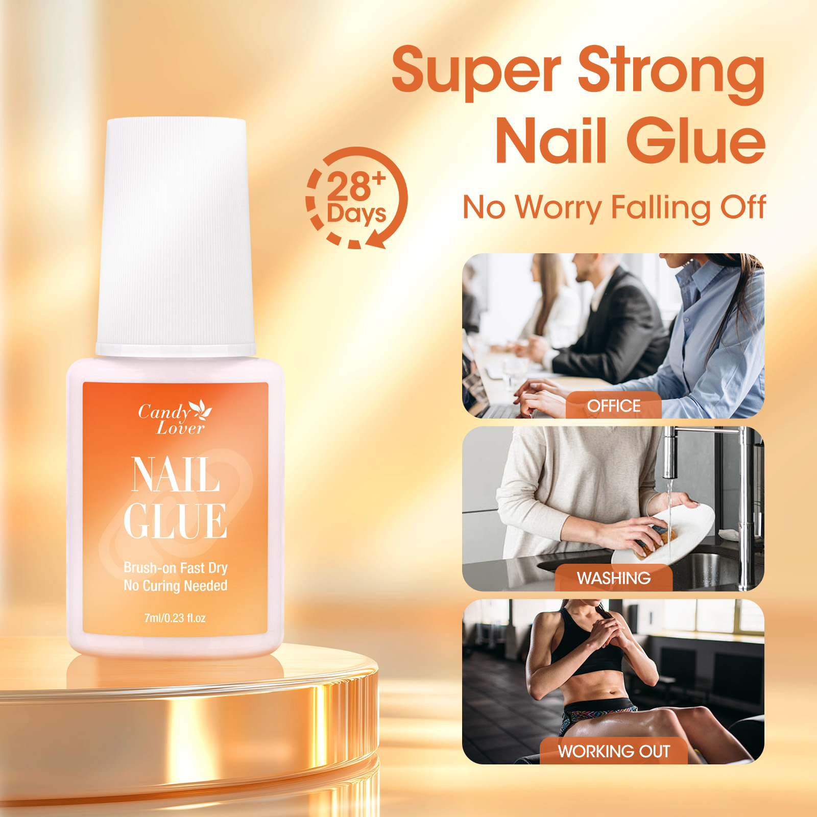 Super Strong Nail Glue Remover - Liquid Uv Glue Kit recensione e prezzo