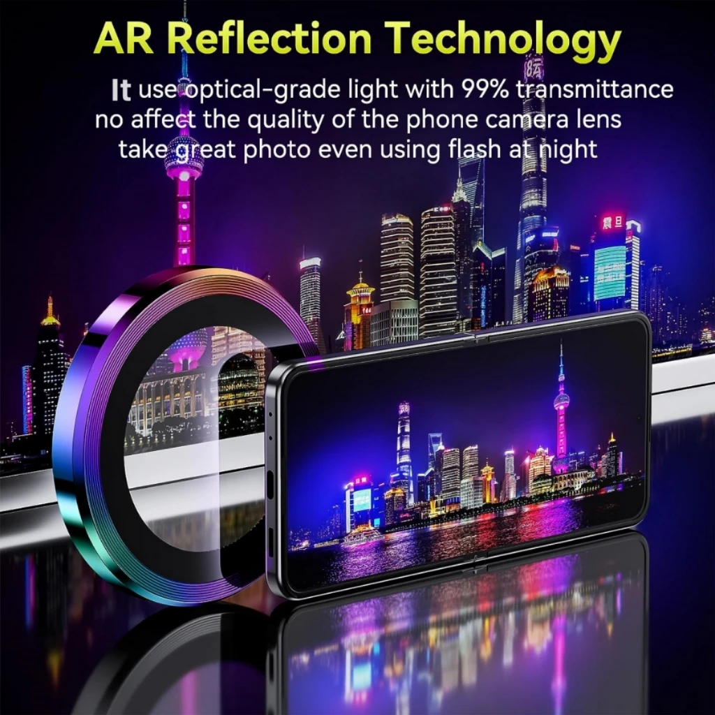 Metal Camera Lens Protector Fo - Tempered Glass Screen 9H recensione e prezzo